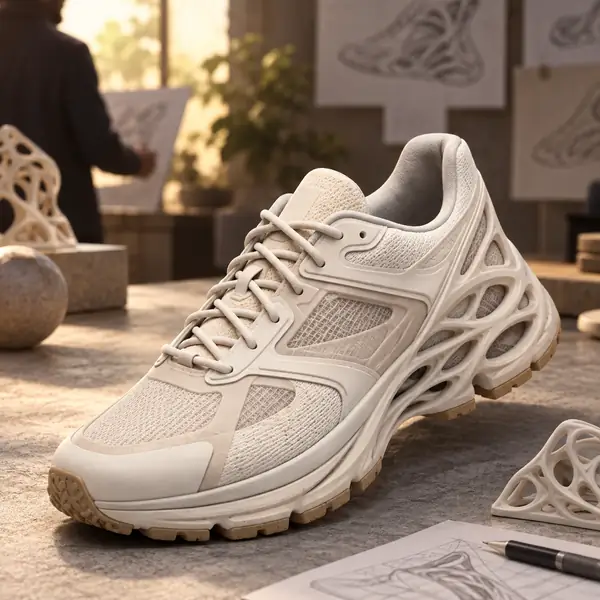 Detaillierter Sportschuh